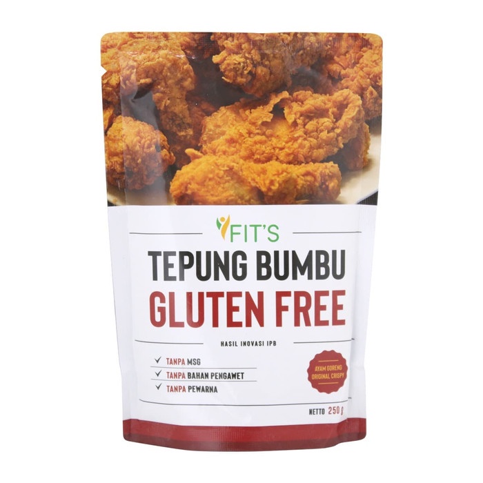 

cs777vv Fit'S - Tepung Bumbu Fried Chicken Gluten Free 250Gr - Organik Non Msg Da01D100
