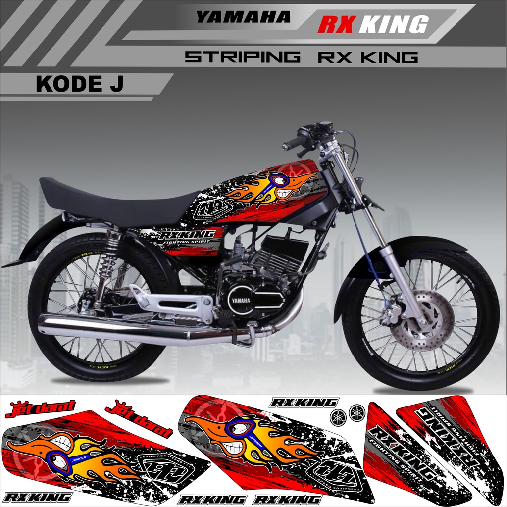 Sticker Striping Rx King Variasi Stiker Rx King Variasi Kode J