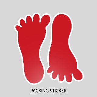  STIKER  STICKER  TAPAK KAKI  UNTUK WALLPAPER LANTAI DINDING 