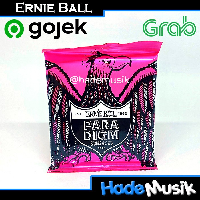 Exclusive Senar Ernie Ball 2023 Paradigm Super Slinky Gitar Elektrik 9-42 (Ori)