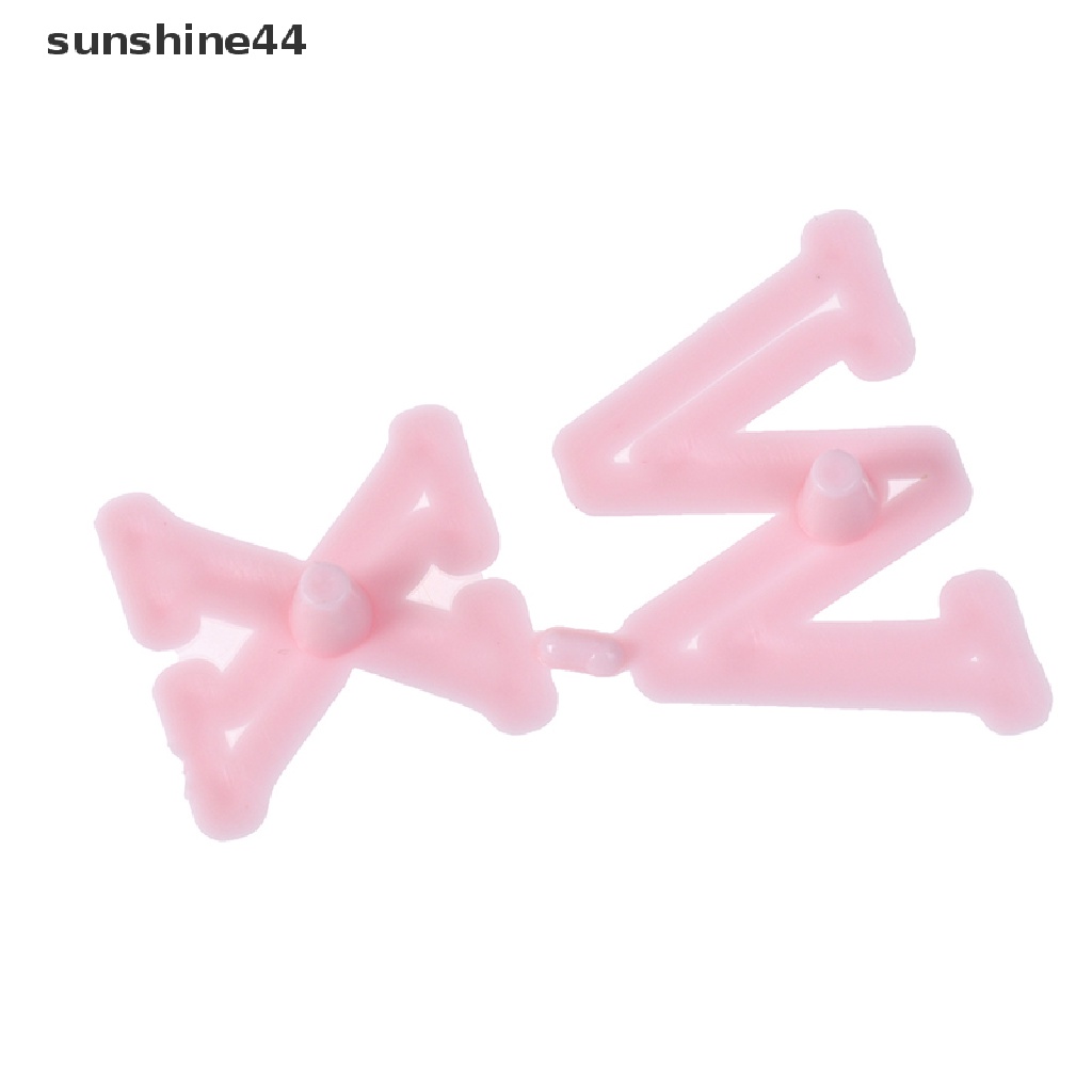 Sunshine Cetakan Cutter Bentuk Huruf / Angka Untuk Dekorasi Kue / Fondant / Cookie