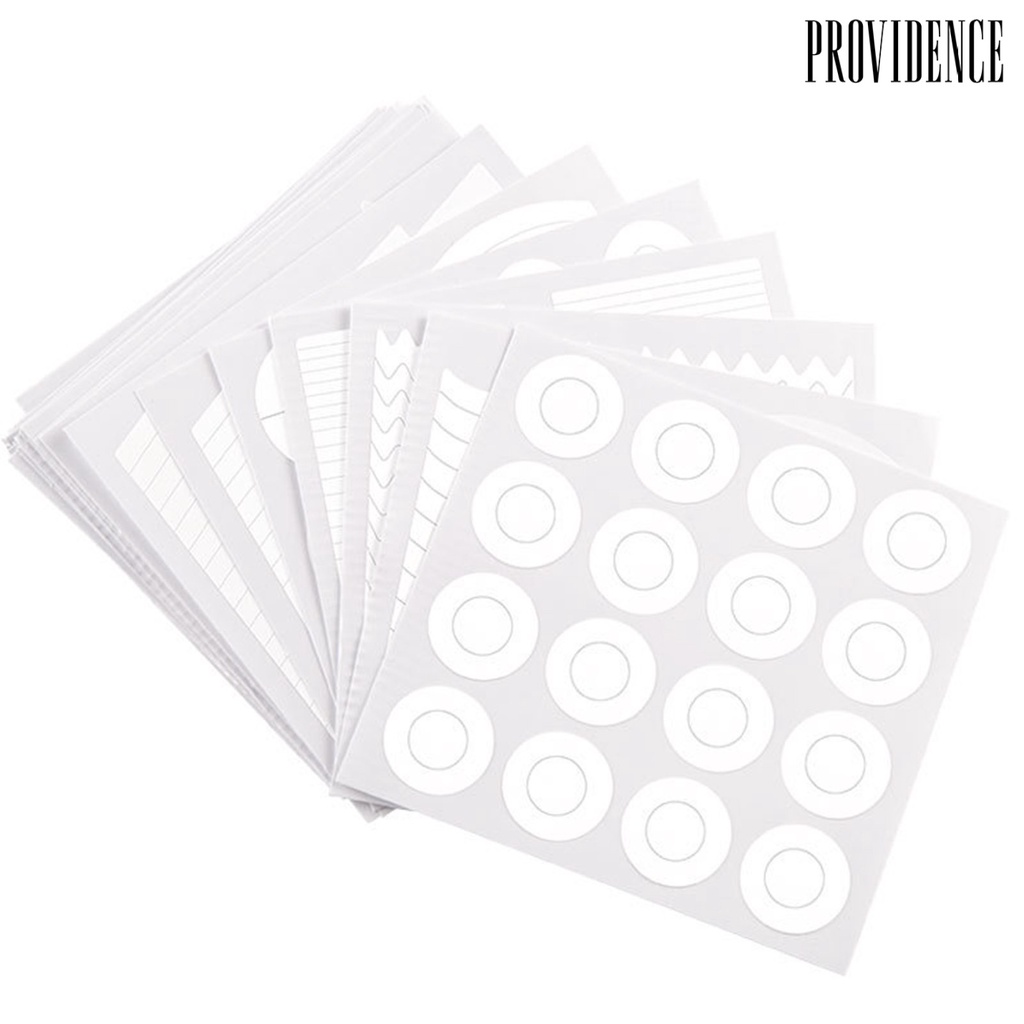 Providence 10Pcs/50Pcs Ultra Thin Nail Line Tip Images Printing White Stencil Tip Guide French Manicure Decals for Female