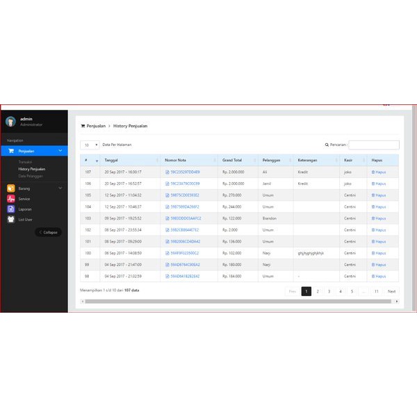 Software & Source Code Penjualan Handphone Hp Konter & Service Berbasis Web Full Version Lifetime