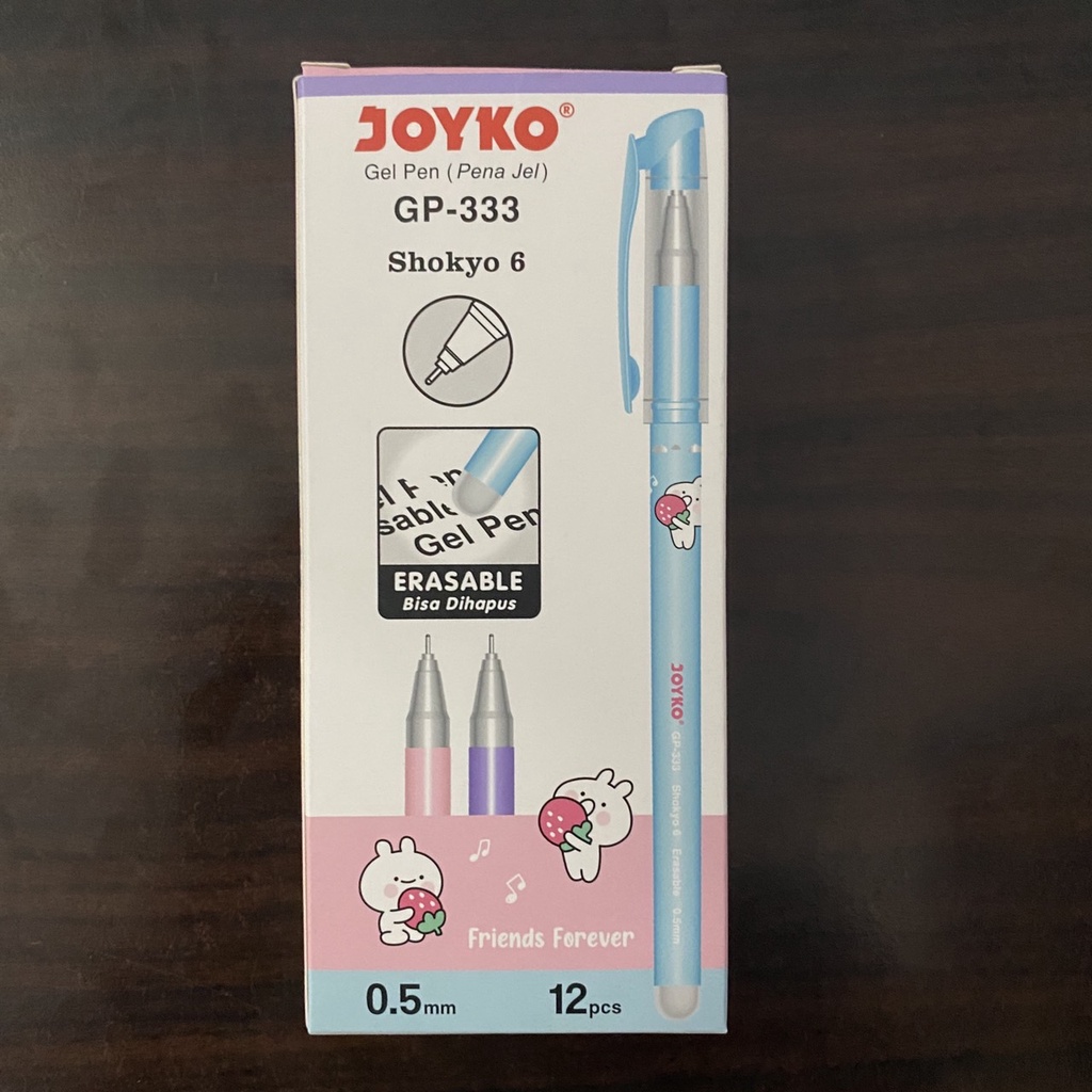 

Joyko Bolpen Gel GP-333 Shokyo 6 Erasable / Bisa Dihapus