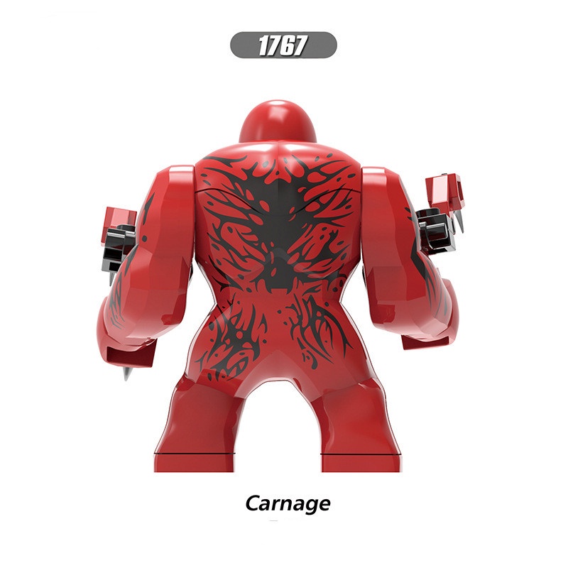 1pc Mainan Balok Bangun / Susun Model Minifigures Disney Carnage Spider Man Untuk Anak