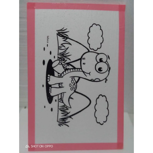 

media mewarnai sterofoam karakter 33x50cm