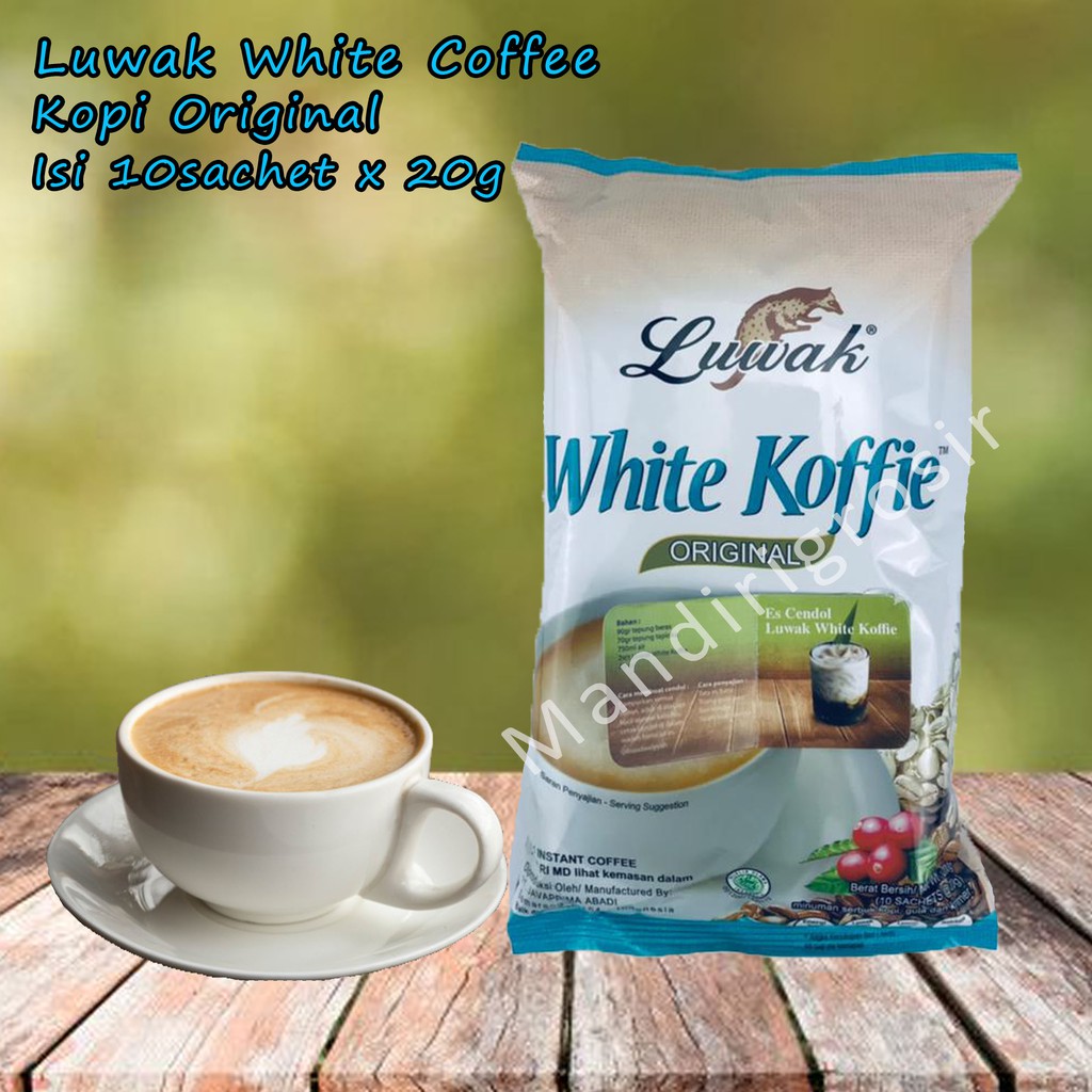 Kopi *Luwak White Koffie * Original * isi 10sachetx20g