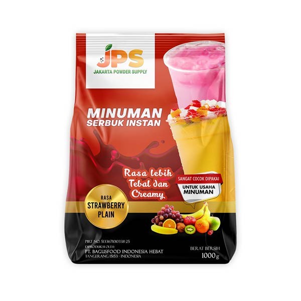 

Lainnya-Minuman-Bubuk- Jps Bubuk Strawberry Plain (Bubuk Minuman Dan Makanan) -Bubuk-Minuman-