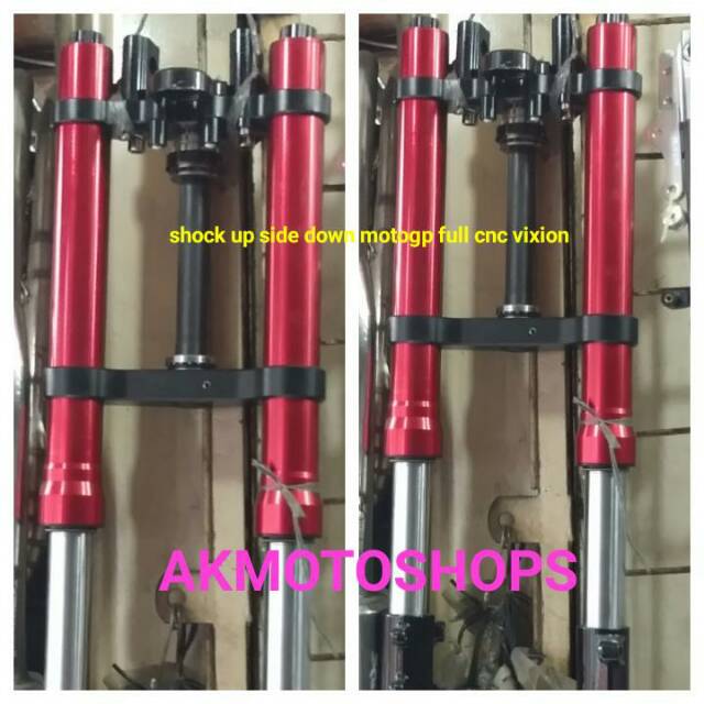 shock depan upsidedown motogp full cnc yamaha vixion new vixion old pnp original motogp