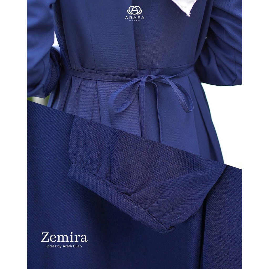 ZEMIRA DRESS BY ARAFA HIJAB - GAMIS ARAFA HIJAB - GAMIS MURAH - GAMIS POLOS