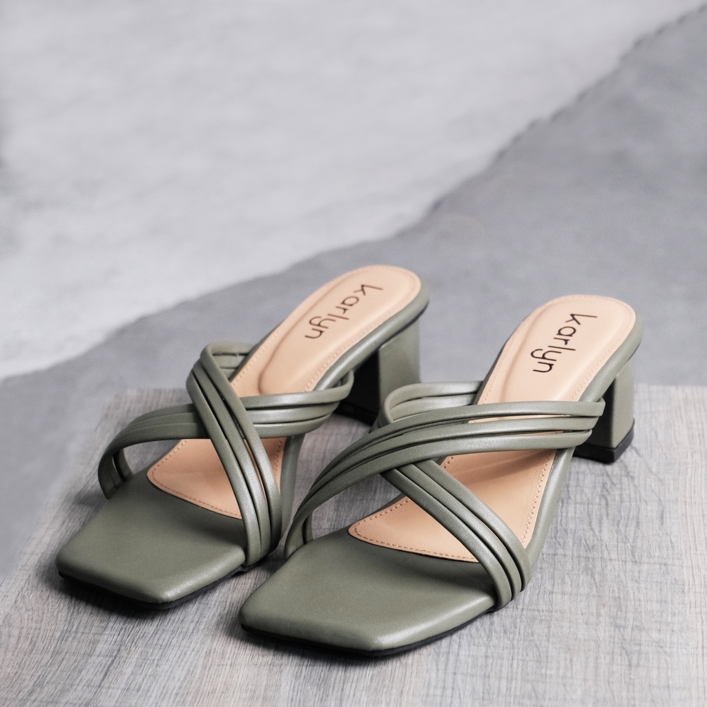 Karlyn Nadia Sandal Heels Wanita 5 cm