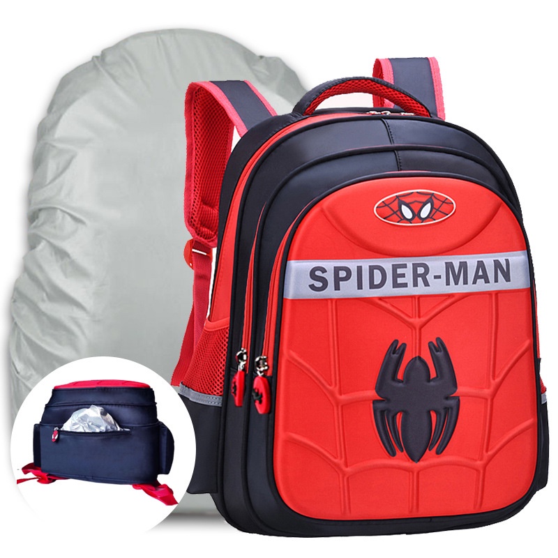 Tas Sekolah Anak Sekolah Laki-Laki Tas Ransel Tas Spiderman Tas Captain America Tas Mc Queen Tas Paw Patrol Tas Avangers Tas Ultraman Tas Batman SD TK Tas Les Terbaik