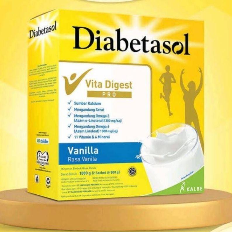 

TERMURAH Diabetasol 600gr / 1Kg Vanilla Coklat Jumbo [1000gr] <<