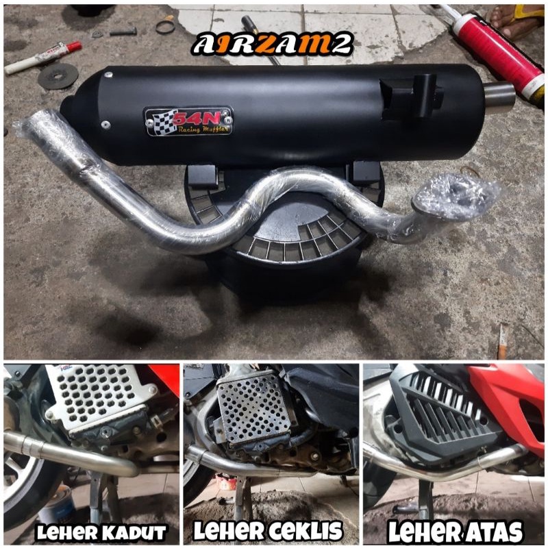 Knalpot Copy CMS BAHAN by 54N Untuk VARIO 125-150 all series 2013-Sekarang