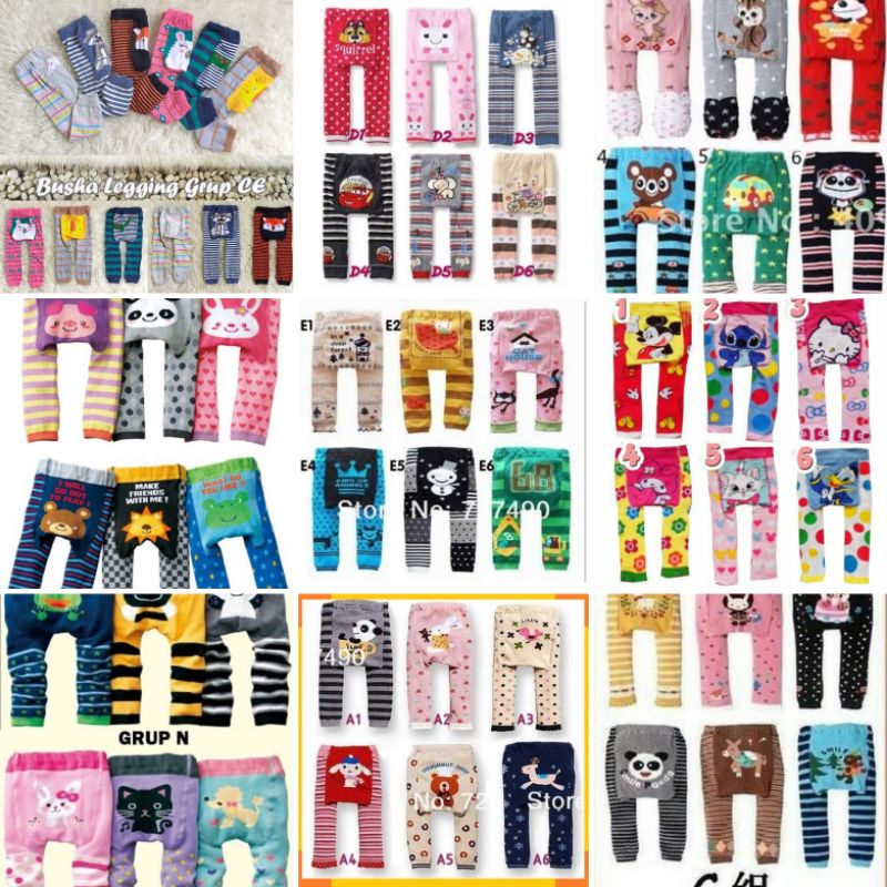 Legging Busha Bayi 6-24 Bulan