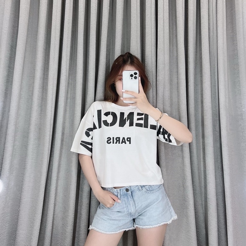 Crop top oversize Belen | Crop top korea