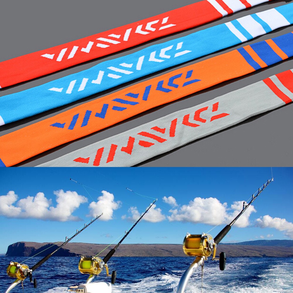 {LUCKID}High Elastic Abrasion Resistance Fishing Rod Bag Protector Tackle Nylon Bag