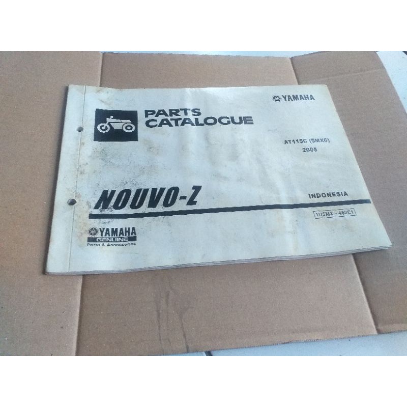 PART CATALOGUE YAMAHA NOUVO Z 2005