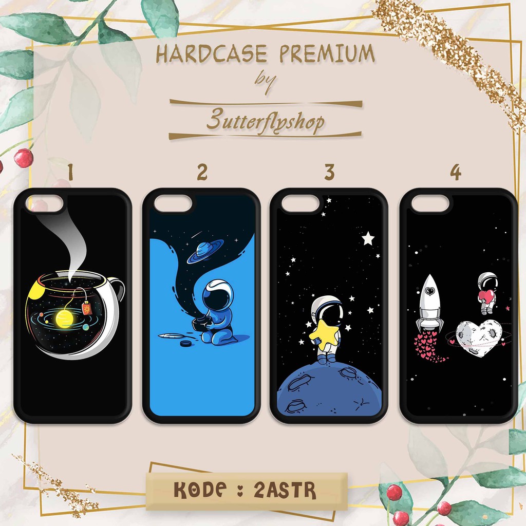 [Hardcase] Astronout casing case HP xiaomi samsung iphone oppo vivo realme redmi meizu