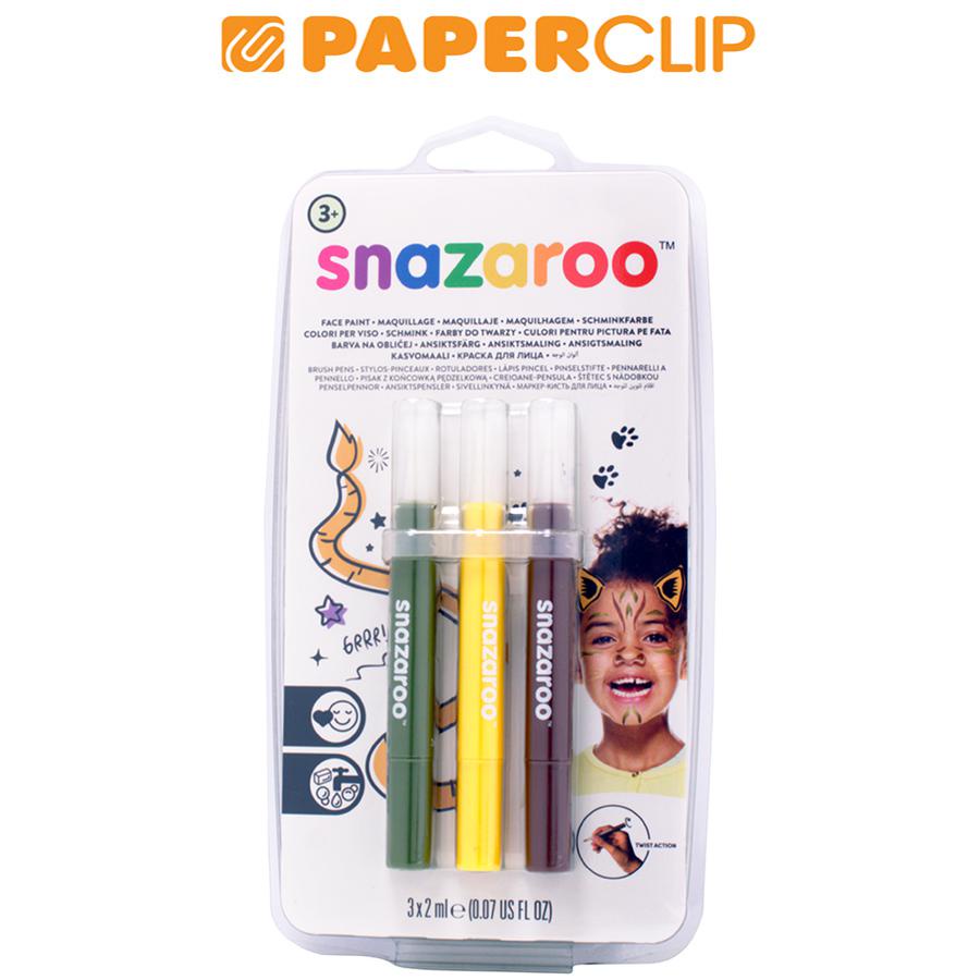 

CAT WAJAH / FACE PAINTING SNAZAROO BRUSH PEN JUNGLE 1180143SN