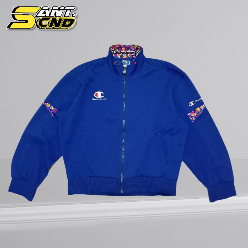 jaket tracktop second champion vintage