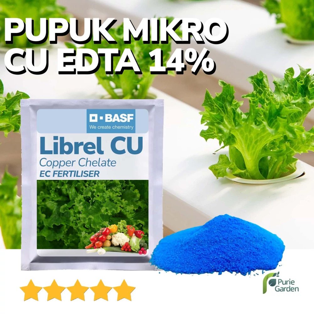 Pupuk Mikro Cu EDTA 14% Librel BASF 100 gram PG JAKTIM