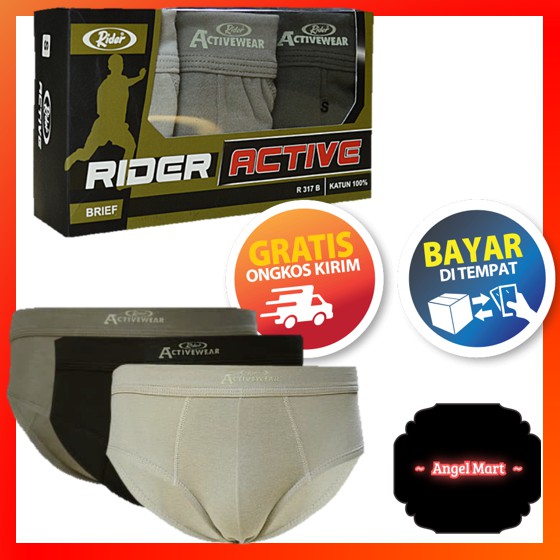 Celana Dalam Pria Rider ACTIVE 317 B / Celana Dalam Pria Rider /  Celana Dalam Pria Murah / CD RIDER