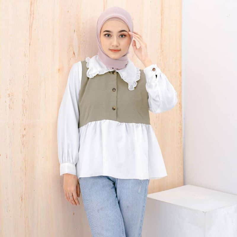 TARY - Blouse Wanita -Atasan Wanita -Korean Style