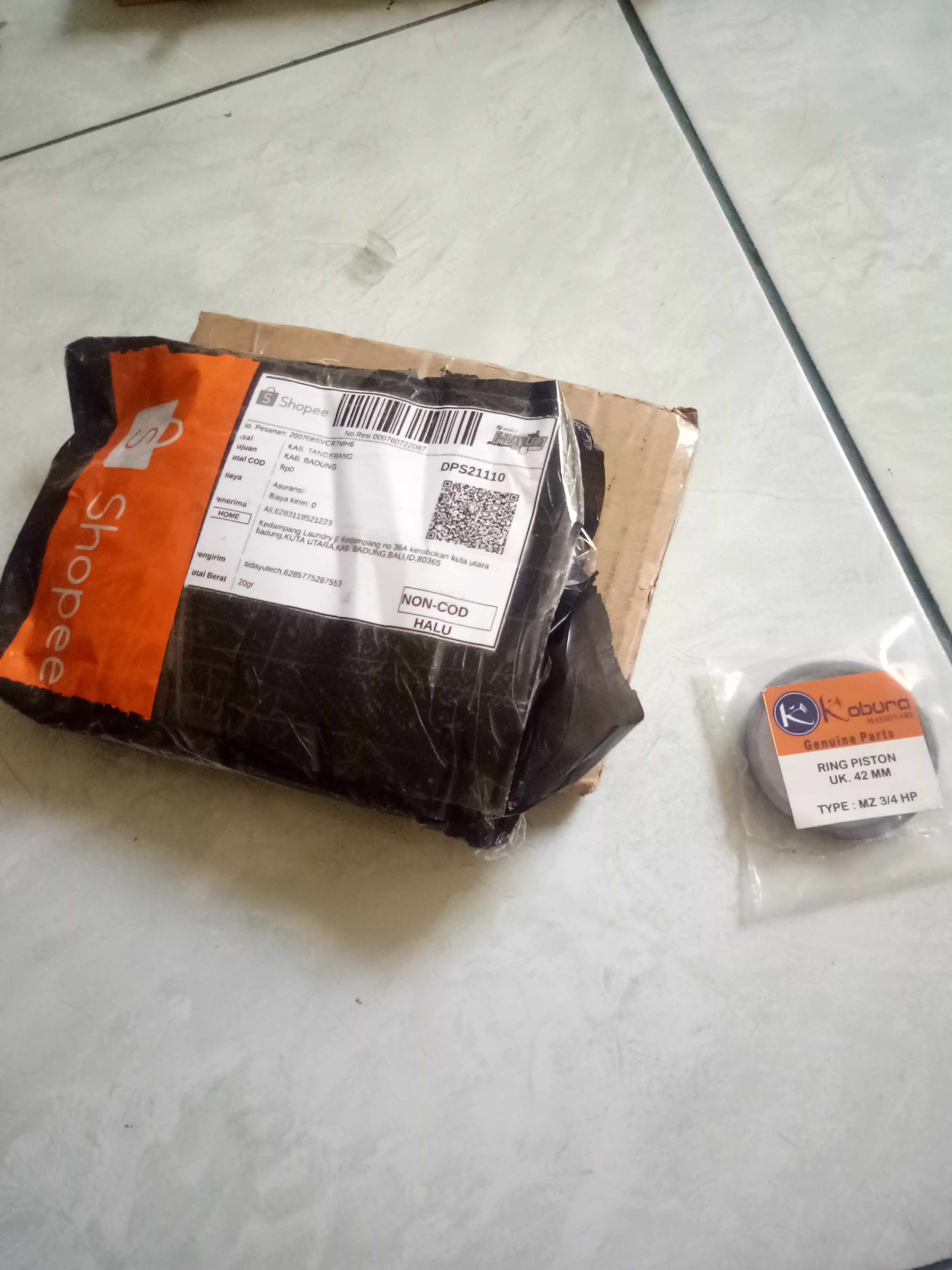 Ring Piston 42mm Kompresor Portable