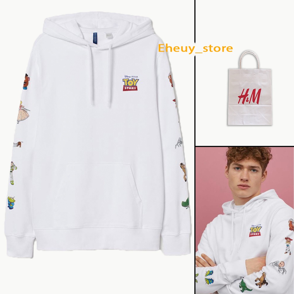 Hoodie H&amp;M ToyStory Putih Divided Hoodie toy story hnm sweater toy story