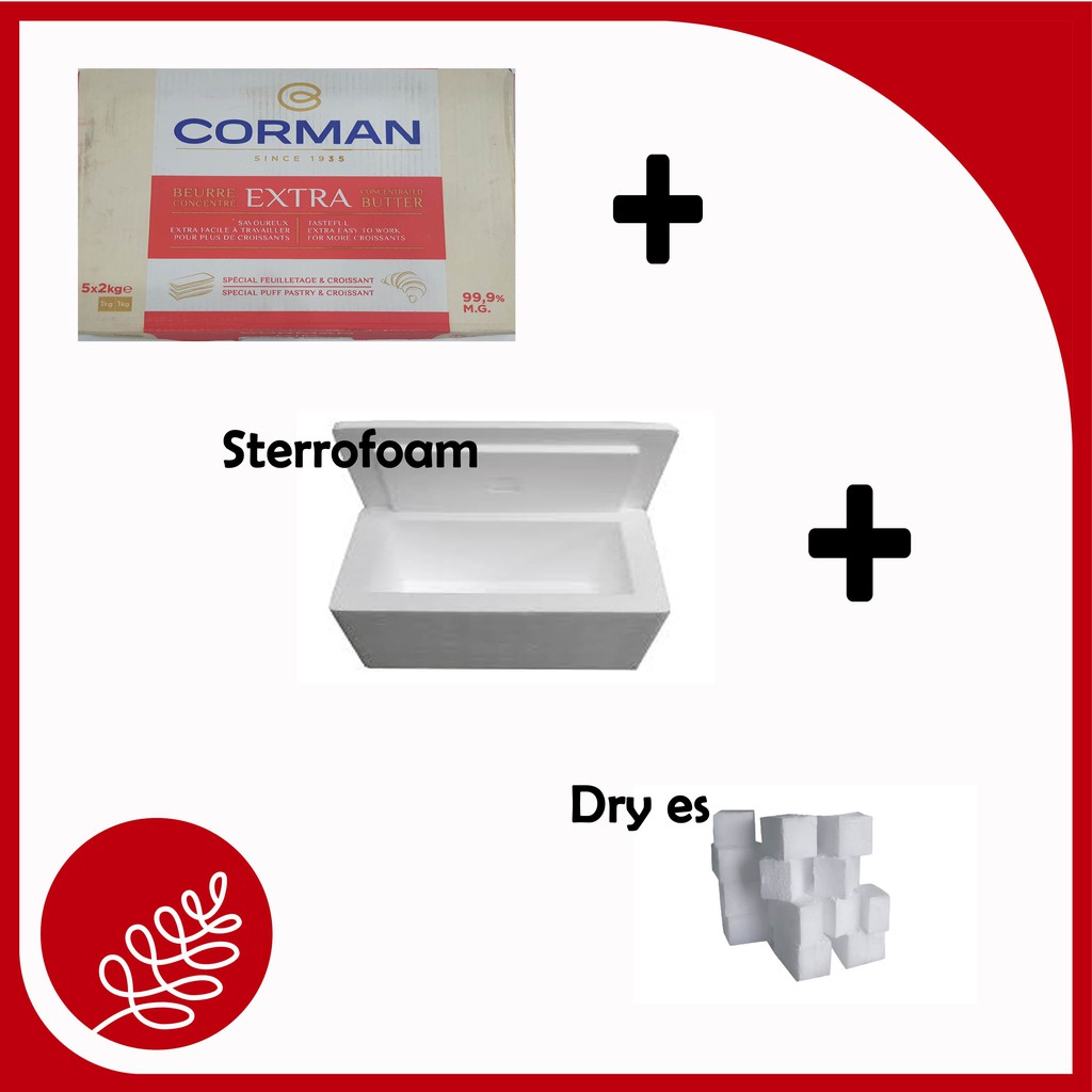 CORMAN SOLUTION SHEET BUTTER MF 99% 2KG / MAKANAN / SUSU / BUTTER / MENTEGA / MARGARINE