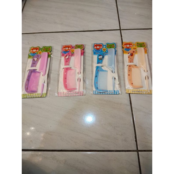 Sisir Rambut Set Anak Karakter / Sisir Rambut Set Kecil Karakter Lucu