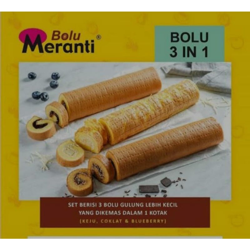 

Bolu Meranti Medan rasa 3 in 1