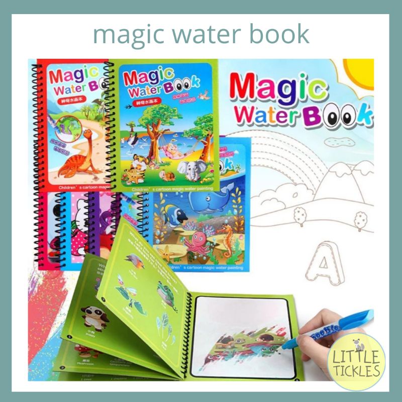 

Magic Water Book - Buku Mewarnai Gambar Anak dengan Air