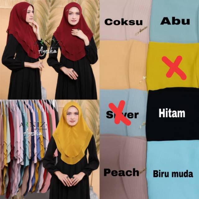 Khimar Mini Ayesha Original Arniz Collection