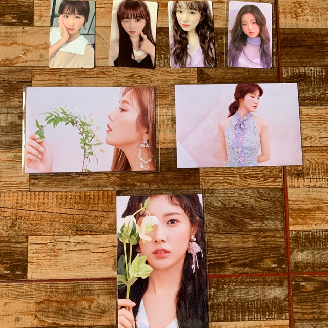 IZ*ONE Photocard/Photo Set Color*Iz & Heart*Iz Era