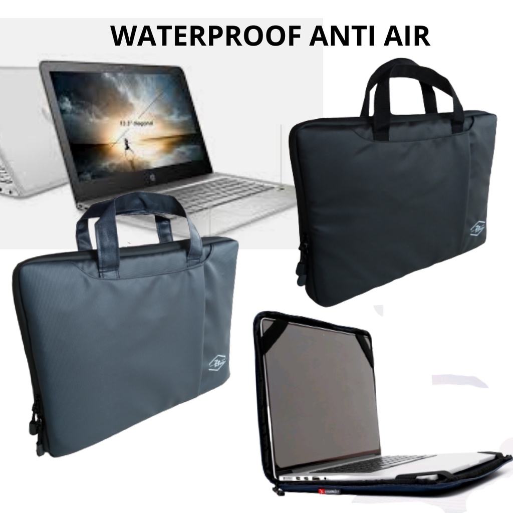 Tas Laptop Leptop Case Laptop Jinjing Anti Air Waterproof 13 - 14 Inch Wanita Pria Tas Leptop Case Laptop Waterproof Anti Air