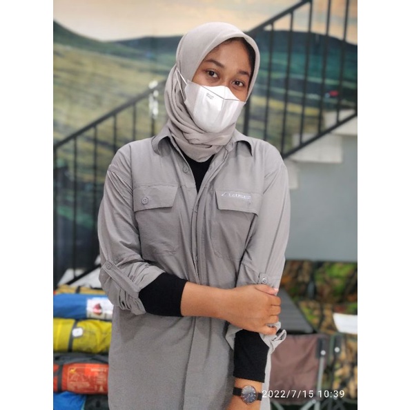 kemeja leuser grey