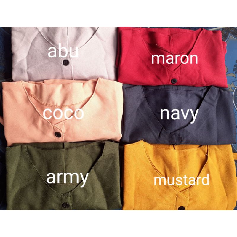KIARA BLOUSE//MOSCREPE//MURAH//