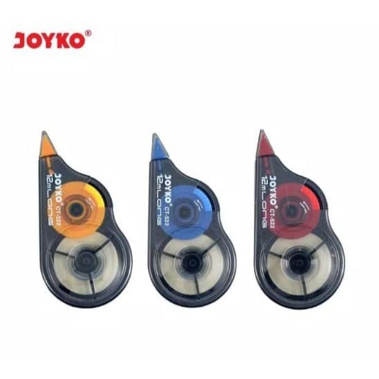

Tip Ex Kertas Joyko CT-522 dan CT-562 / Correction Tape Joyko / Tip-Ex Kertas Joyko CT-522 & CT-562