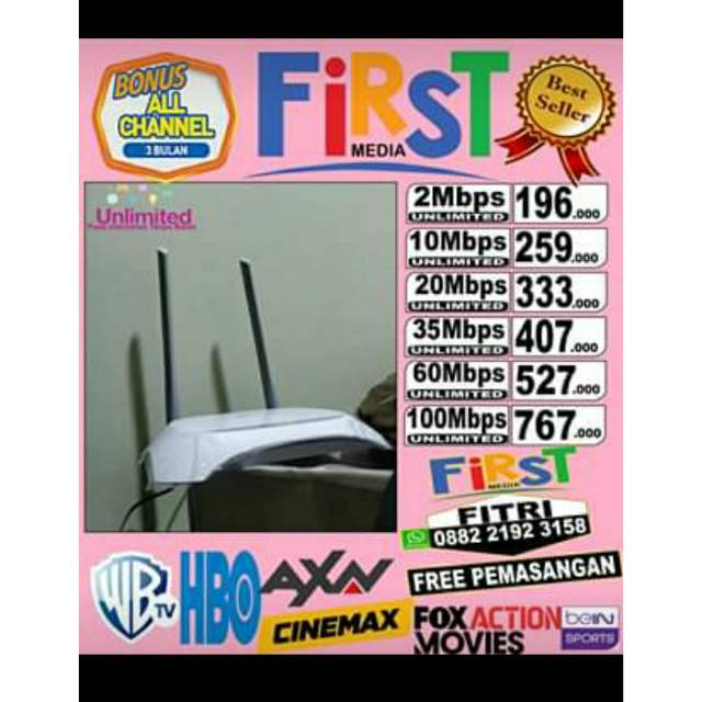 Internet Unlimited Murah Firstmedia Jabodetabek