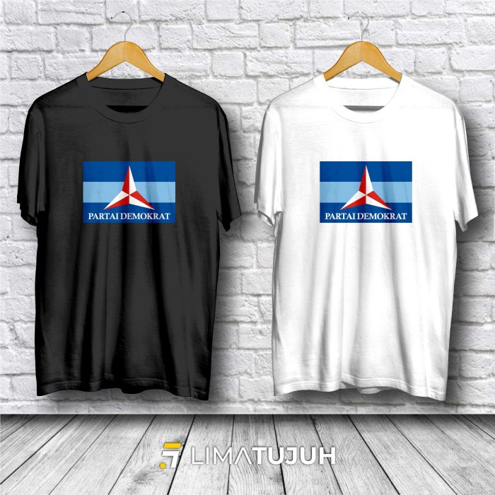 Kaos Partai Demokrat Logo Baju Distro Bahan Premium (TSF)
