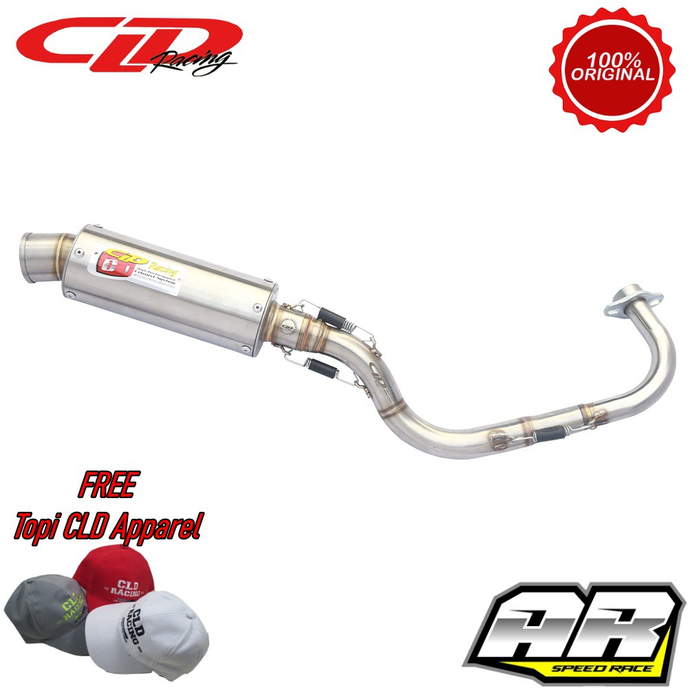 Knalpot Racing Motor CLD Racing Mio J Mio M3 Soul GT X ride Xeon C1 Bulat