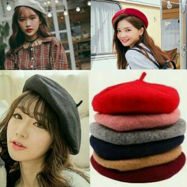  Topi  Baret Hat Travelling Shopee  Indonesia