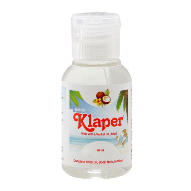 SC03 Klaper baby oil with VCO & Venkel oil (adas) 100 ML