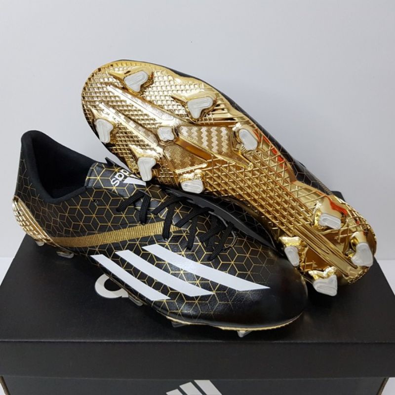 Sepatu Bola Adidas F50 X Ghosted Adizero Black Gold