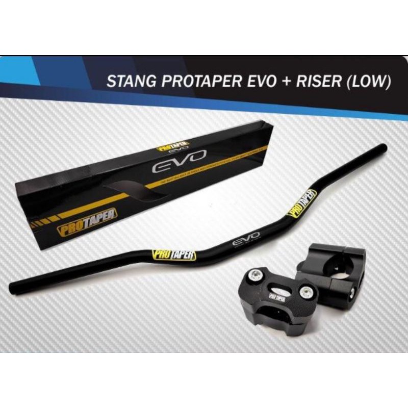 stang fatbar protaper carmichael evo low  set riser universal motor