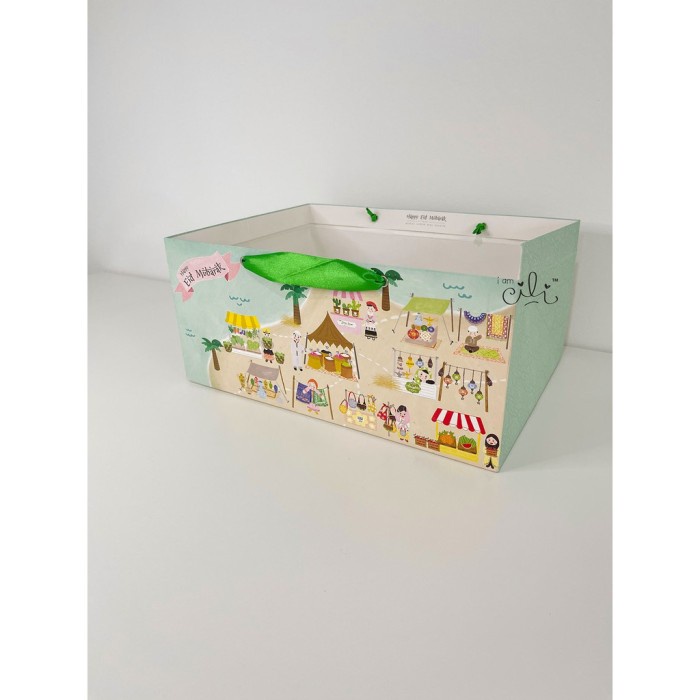 

(TERLARIS) PAPERBAG 24 x fitri 15 idul lebaran cm x MOROCCO 33 tema