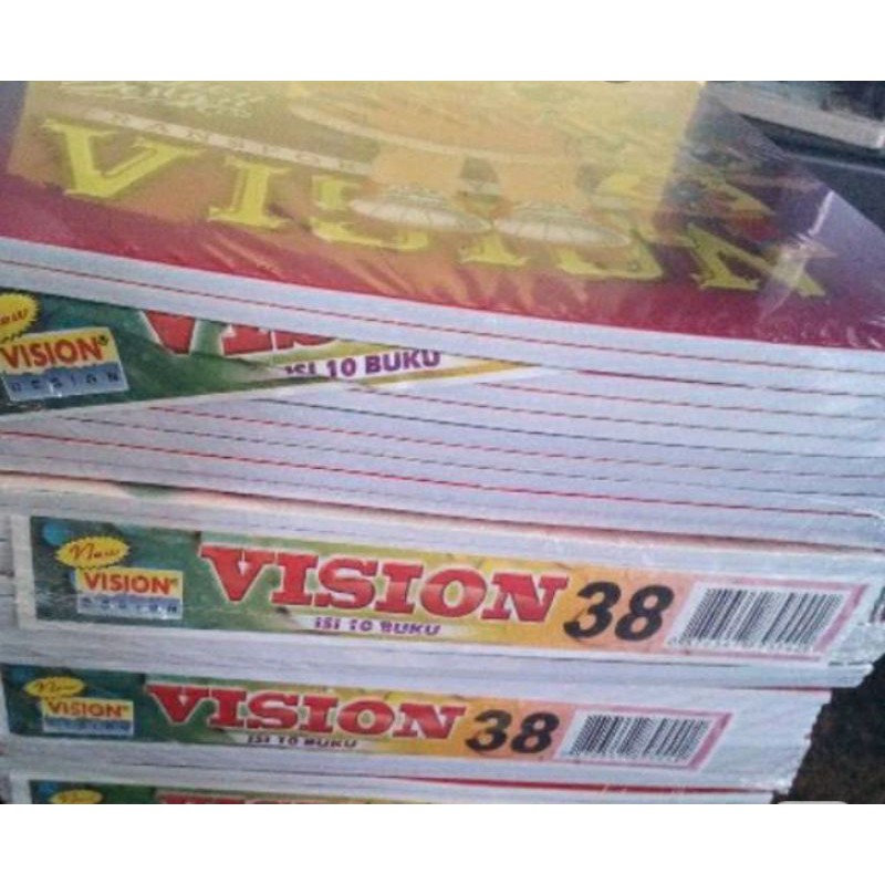 

buku tulis vision 38 perpak