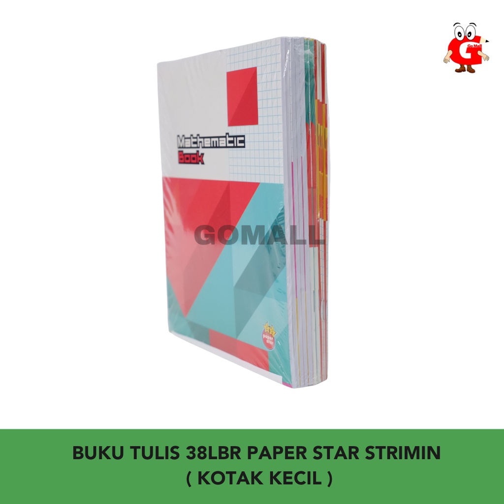 

Buku Tulis Paper Star Strimin 38 Lembar ( Kotak Kecil )